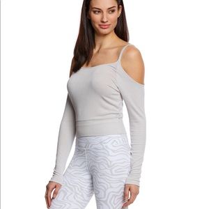 ALO Yoga long-sleeves cold shoulder top
